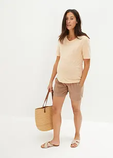 Shorts prémaman in mussola di puro cotone, bonprix