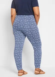 Pantaloni in jersey fantasia, bonprix