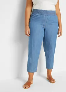 Mom jeans a vita alta con cotone biologico, bonprix