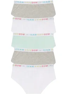 Panty con morbido cotone (pacco da 5), bonprix