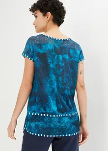 Maglia con effetto batik e strass, bpc selection