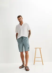 Bermuda cargo con elastico in vita e taglio comfort, regular fit, bonprix