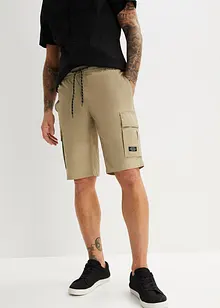 Bermuda cargo con elastico in vita, regular fit, bonprix