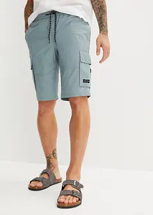 Bermuda cargo con elastico in vita e taglio comfort, regular fit, bonprix