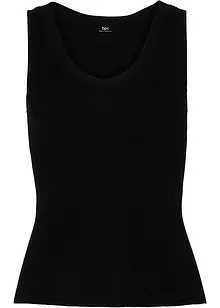 Top in maglia fine con scollo a V, bonprix