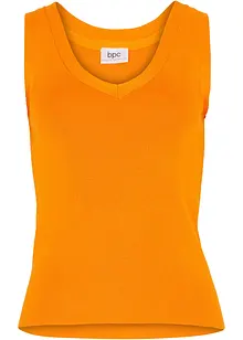 Top in maglia fine con scollo a V, bonprix