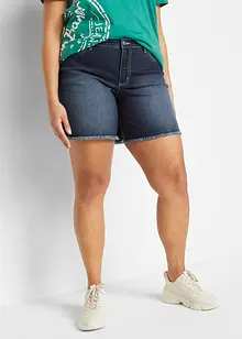 Shorts di jeans elasticizzati, a vita media, bonprix