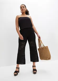 Pantaloni in maglia con elastico in vita, bonprix