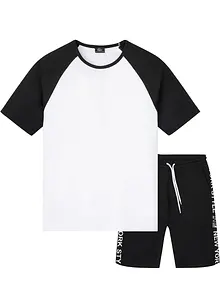 T-shirt e pantaloni corti (set 2 pezzi), bonprix