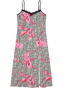 Camicia da notte lunga con pizzo discreto, bonprix
