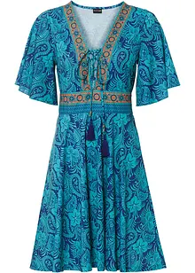 Miniabito in jersey fantasia, bonprix