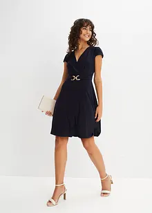 Abito di jersey con fibbia decorativa, bonprix