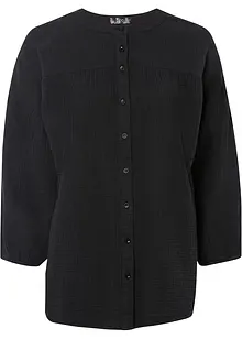 Blusa oversize in mussola di cotone, bonprix