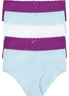 Panty (pacco da 5) con cotone biologico, bonprix