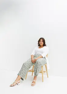 Pantaloni con elastico in vita, bonprix