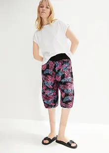 Pantaloni cropped con cinta comoda, loose fit, bonprix