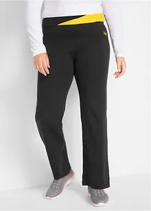 Pantaloni sportivi in cotone, svasati, bonprix
