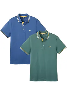 Polo in piquet di puro cotone (pacco da 2), bonprix