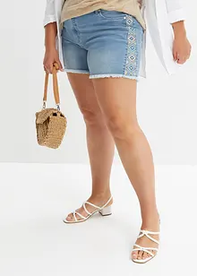 Shorts di jeans, vita media, bonprix