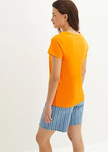 Maglia con scollo rotondo e maniche corte (pacco da 5), bonprix