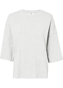 Maglia oversize in cotone a mezze maniche, bonprix