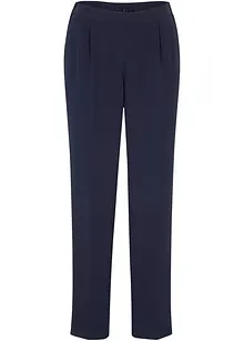 Pantaloni con elastico in vita e piega stirata, bonprix