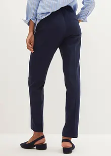 Pantaloni con elastico in vita e piega stirata, bonprix