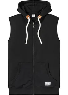 Gilet in felpa con cappuccio, bonprix