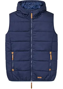 Gilet trapuntato con cappuccio, bonprix