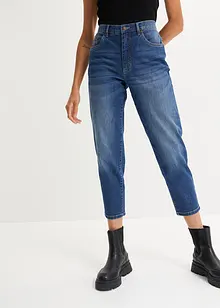 Mom jeans con cotone biologico, a vita alta, bonprix