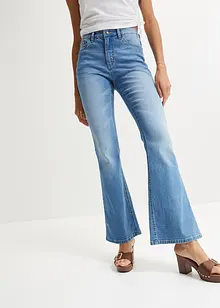 Jeans flared a vita alta, bonprix