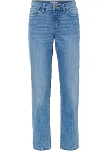 Jeans cropped straight, a vita media, bonprix