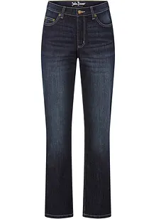 Jeans cropped straight, a vita media, bonprix