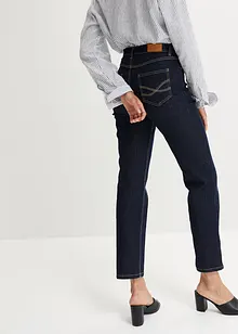 Jeans cropped straight, a vita media, bonprix