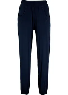 Pantaloni in jersey con cinta comoda ed elastico al fondo, bonprix