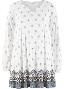 Maglia stile tunica in misto cotone e viscosa, bonprix
