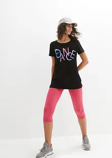 T-shirt per sport con stampa rétro, bonprix