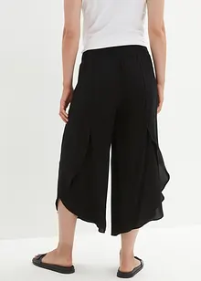 Pantaloni culotte al polpaccio con cinta comoda, bonprix