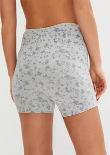 Boxer da donna aderenti lunghi a vita alta con cotone biologico (pacco da 4), bonprix