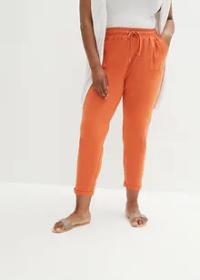 Pantaloni in jersey comodi con laccetti da annodare, bonprix