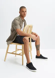 Bermuda cargo lunghi in jeans, relaxed fit, bonprix