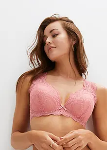 Reggiseno con coppe preformate, ferretto e poliammide riciclata, bonprix