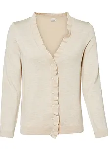 Cardigan con colletto, bonprix