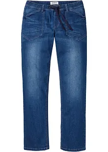 Jeans con elastico in vita e taglio comfort loose fit, straight, bonprix