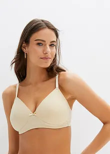 Reggiseno senza ferretto con coppe preformate e cotone biologico (pacco da 2), bonprix