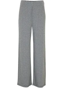 Pantaloni in jersey in pied de poule, bonprix