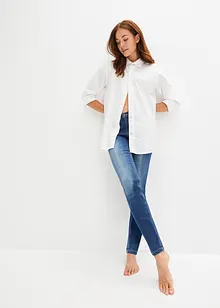 Jeans skinny elasticizzati, vita media, bonprix