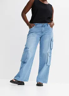 Jeans cargo in puro cotone, bonprix