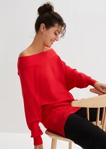 Maglione con spalle scoperte, bonprix