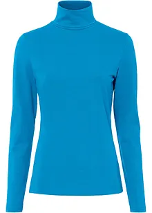 Maglia elasticizzata a collo alto e a maniche lunghe, bonprix